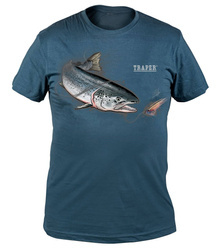 Koszulka T-Shirt Traper ART Salmon - Denim