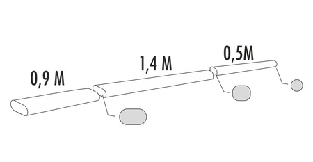 Przypon koniczny Traper Performance (2 szt.)