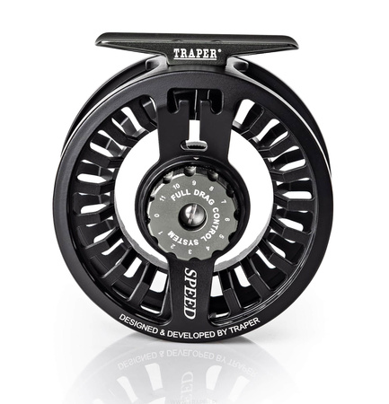 Kołowrotek muchowy Traper Speed Gun Smoked #4/5 - Model 2023