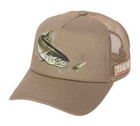 Czapka Traper ART Salmon - Olive