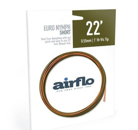 Sznur muchowy Airflo Euro Nymph Short Tip - 22 ft