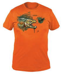 Koszulka T-Shirt Traper ART Trout - Orange