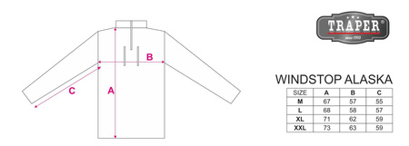 Bluza Windstop Traper Alaska - Nut