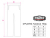 Spodnie polarowe Traper Fleece 160 g