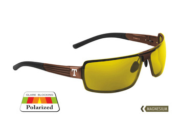 Okulary polaryzacyjne Traper Stream Brown - Żółte