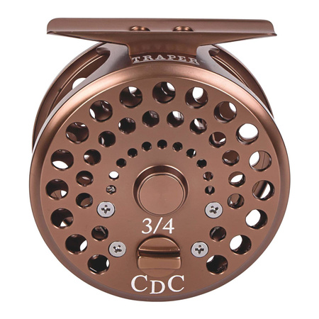 Kołowrotek muchowy Traper CDC Olive Green #3/4