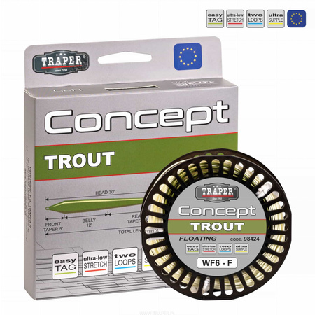 Sznur muchowy Traper Concept Trout WF3-F