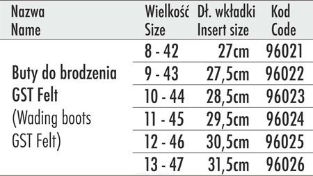 Buty Traper GST Felt