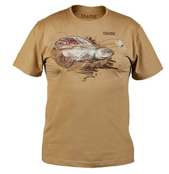 Koszulka T-Shirt Traper ART Grayling - Sand
