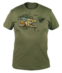 Koszulka T-Shirt Traper ART Trout - Olive