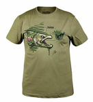 Koszulka T-Shirt Traper ART Trout - Light Khaki