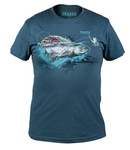 Koszulka T-Shirt Traper ART Grayling - Denim