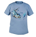Koszulka T-Shirt Traper ART Tarpoon - Light Blue
