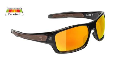 Okulary polaryzacyjne Traper Horizon Brown - Pomarańczowe Revo